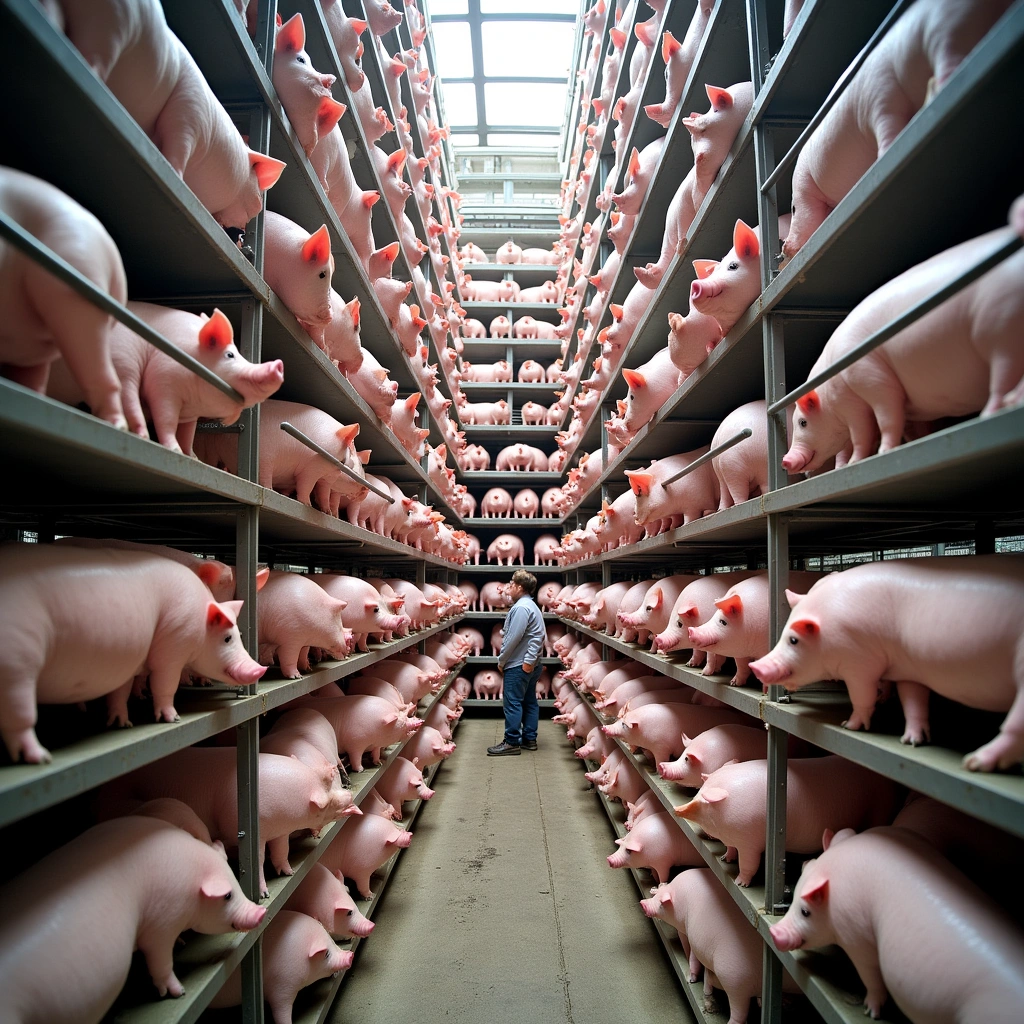 Inside Ezhou’s Towering Pig Farm: The 26-Storey Marvel That Slaughters 1.2 Million Pigs a Year