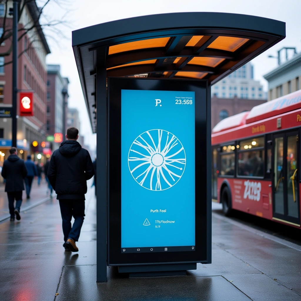 Revolutionizing Public Transport: The Marvel of E-Ink Displays at Portland Bus Stops