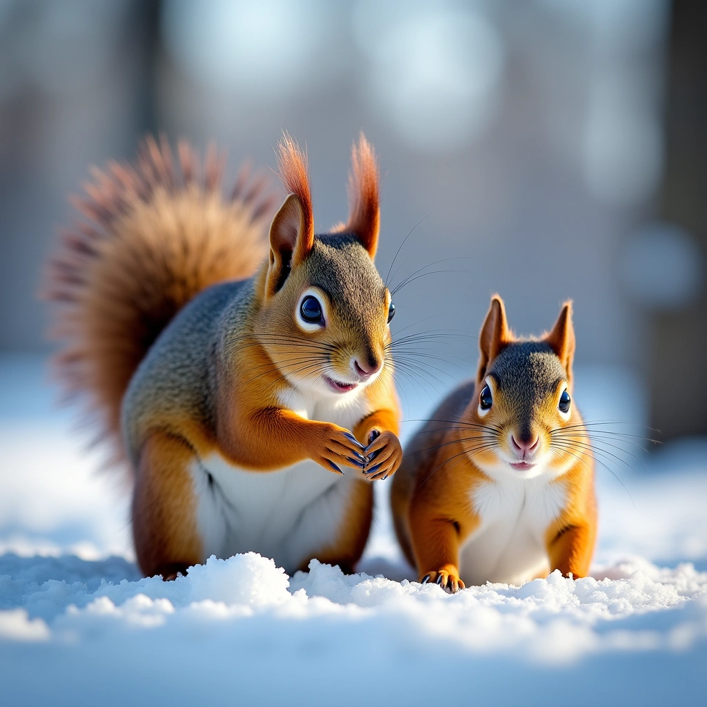 Squirrel Family Moves In: A Cozy Winter Tale Outside Your Window