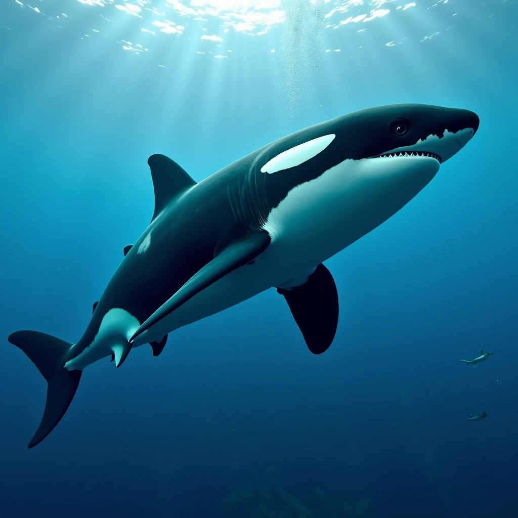 Orca Parenting 101: How to Raise a Fearsome Hunter with a Live Mako Shark