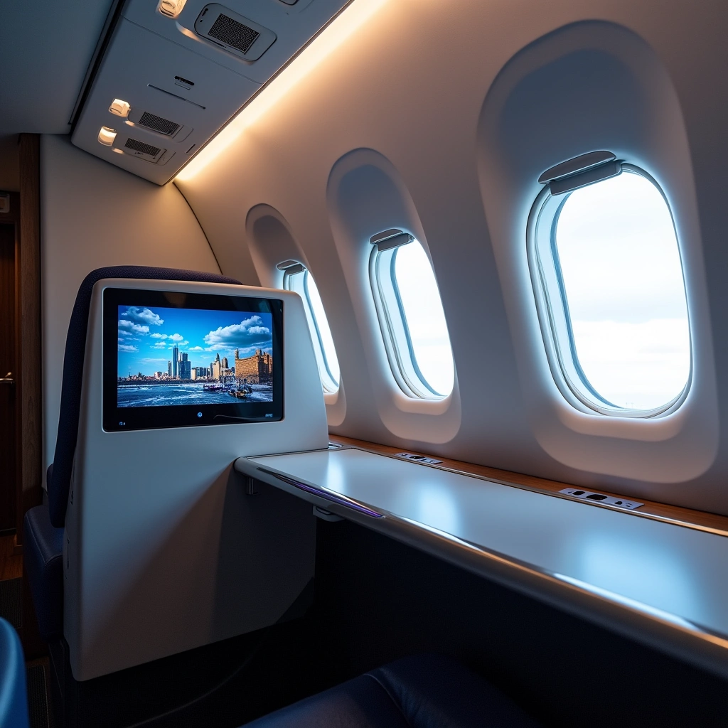 Luxury Jets Go High-Tech: Cabin Windows Replaced with Video Screens