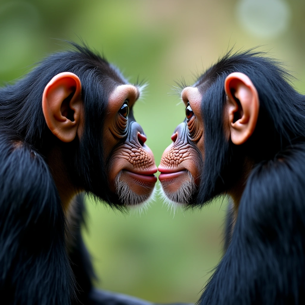 Hilarious Encounters: How Chimps React to Their Reflections and What It Tells Us About Self-Awareness