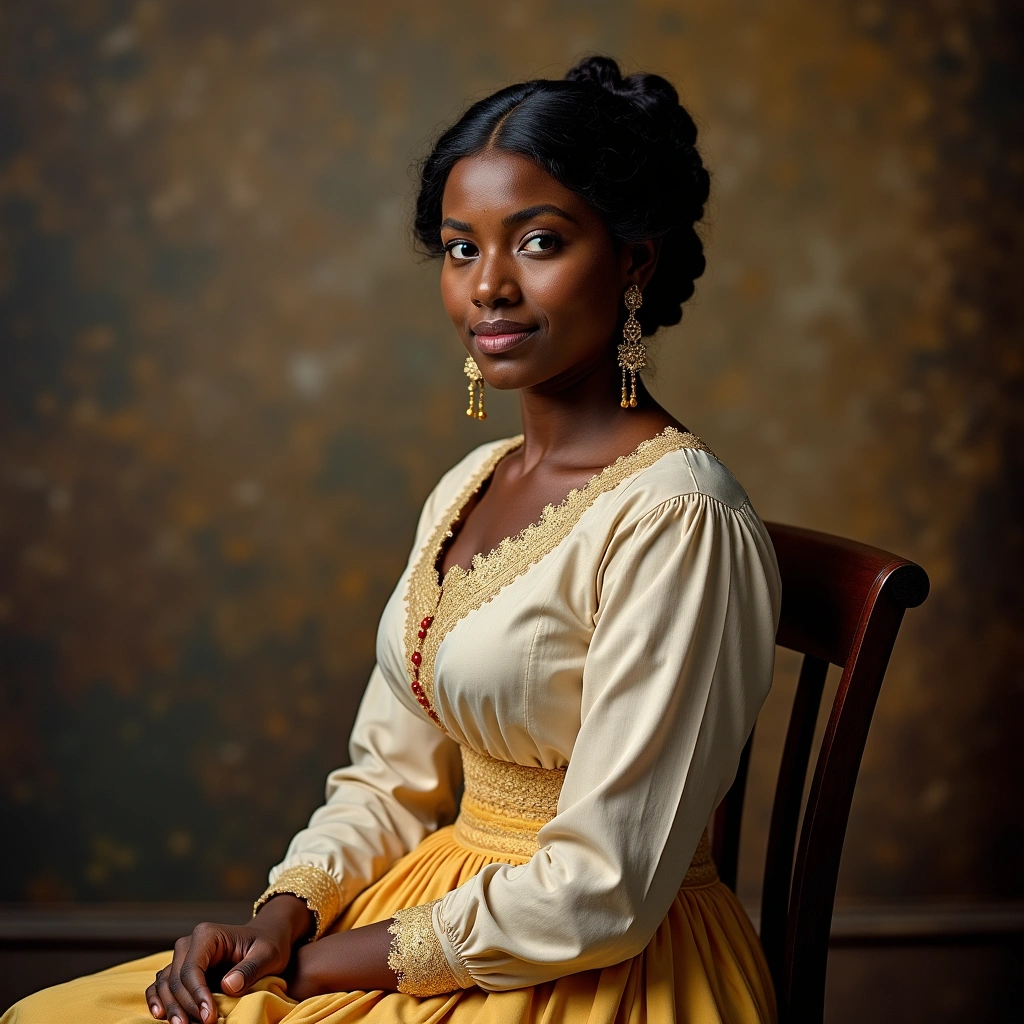 Exploring the Legacy of a Half African American/Indian Woman Posing for a Picture in 1867