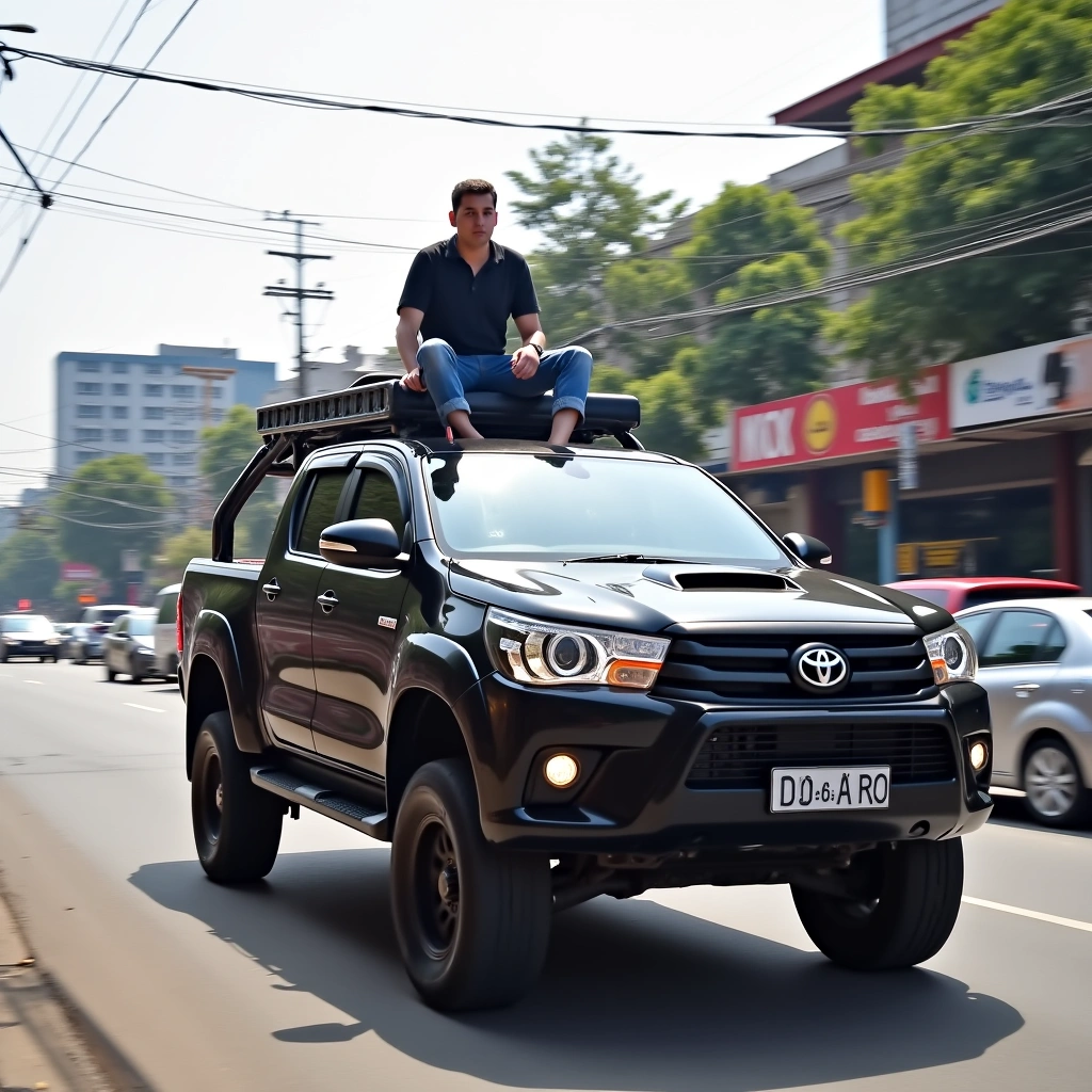 Russian Content Creator Arrested in Phuket for Bizarre Pickup Truck Stunt: A Wild Ride Gone Wrong