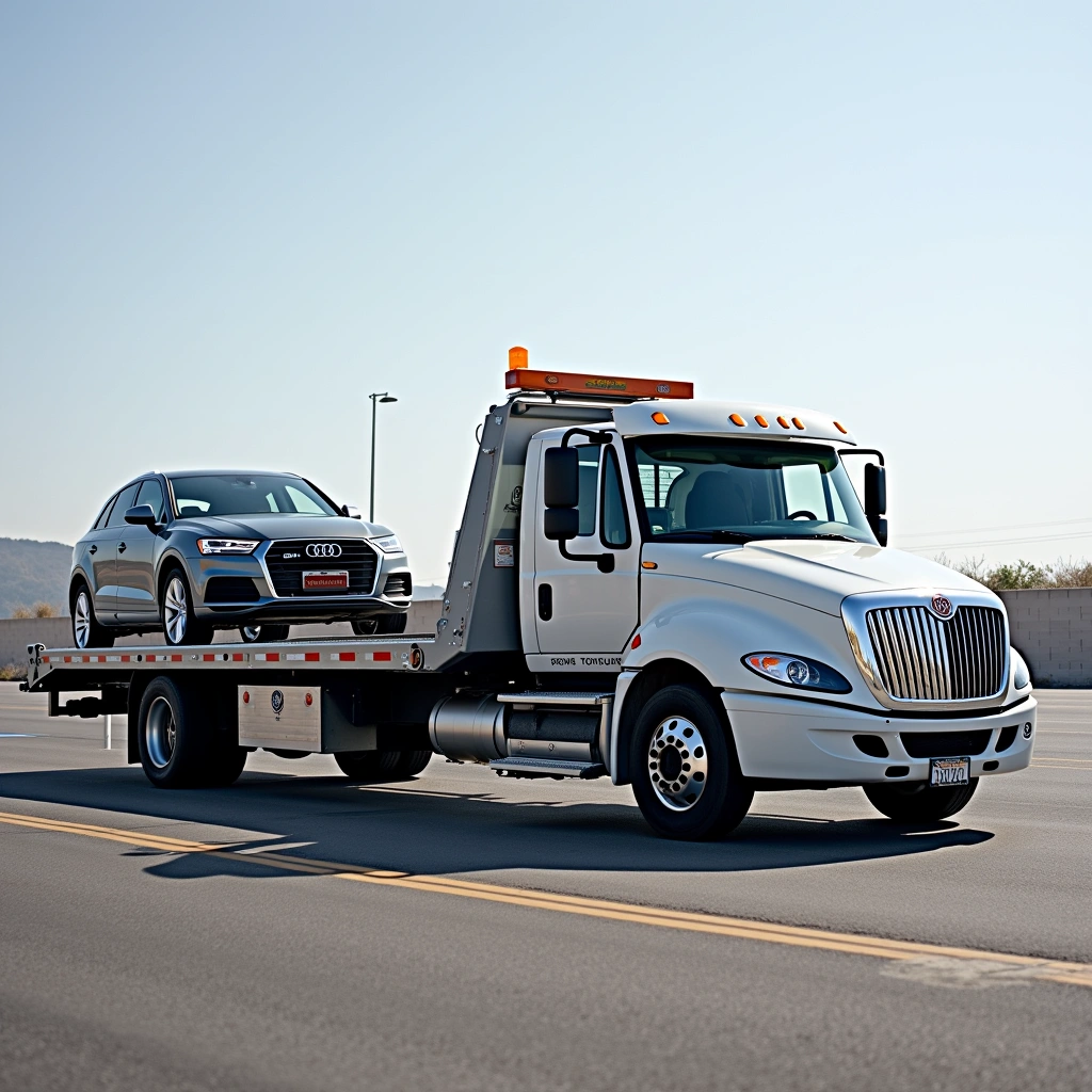 The Tow Truck Inception: When a Tow Truck Tows a Tow Truck Towing an Audi