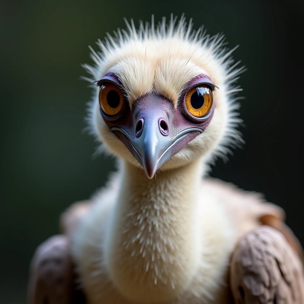 The Himalayan Griffon Vulture: Master of Disguise with Fake Eyes