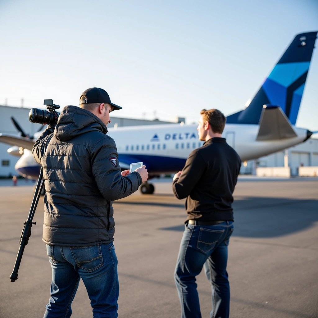 Behind the Scenes of the Delta Aerial Production Shoot: Skies, Cameras, and a Whole Lot of Fun