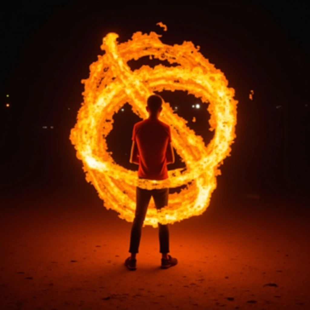 Unleashing the Flames: The Ultimate Fire Dance by Rahul Chosla from Gujarat