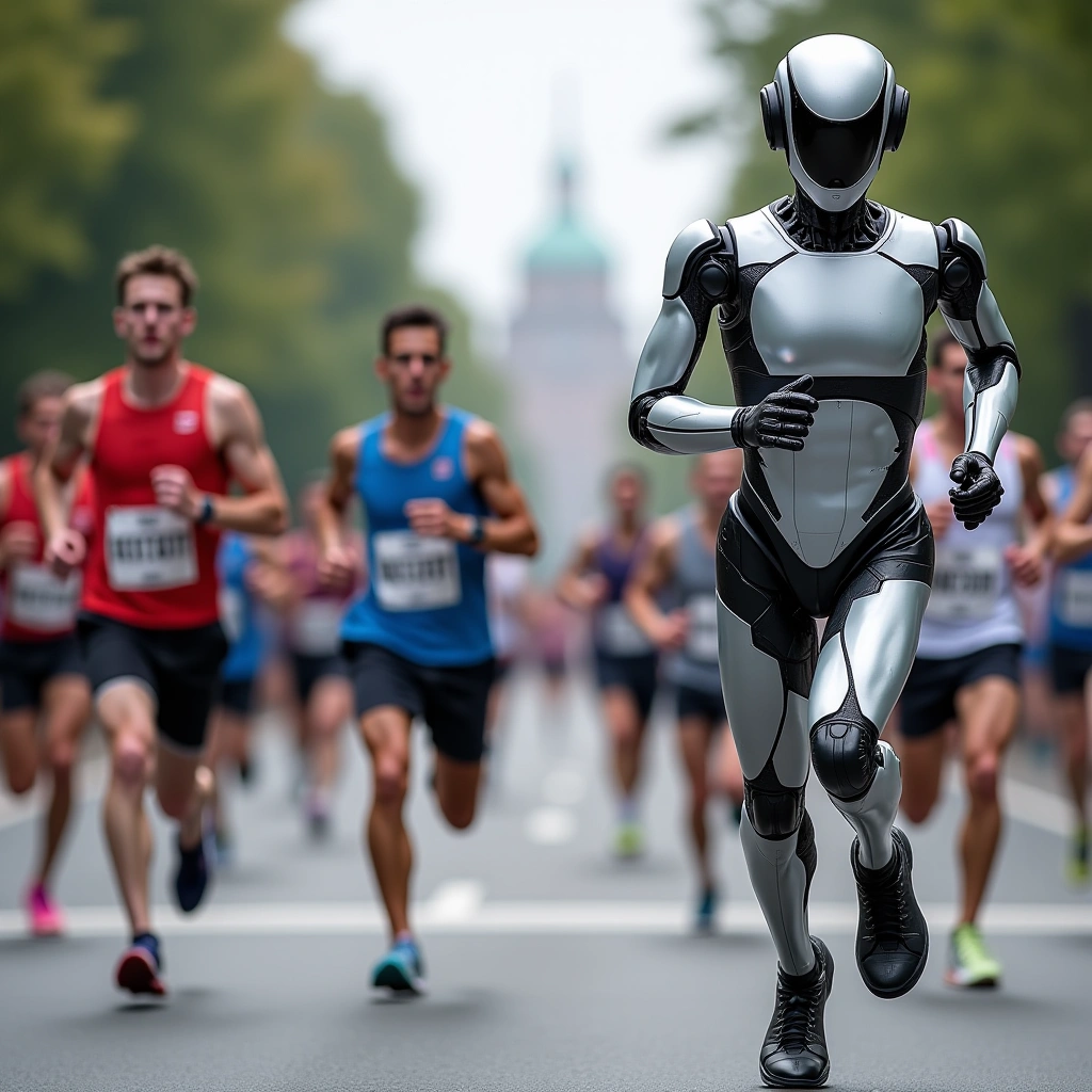 When Androids Outrun Humans: The Half-Marathon Showdown
