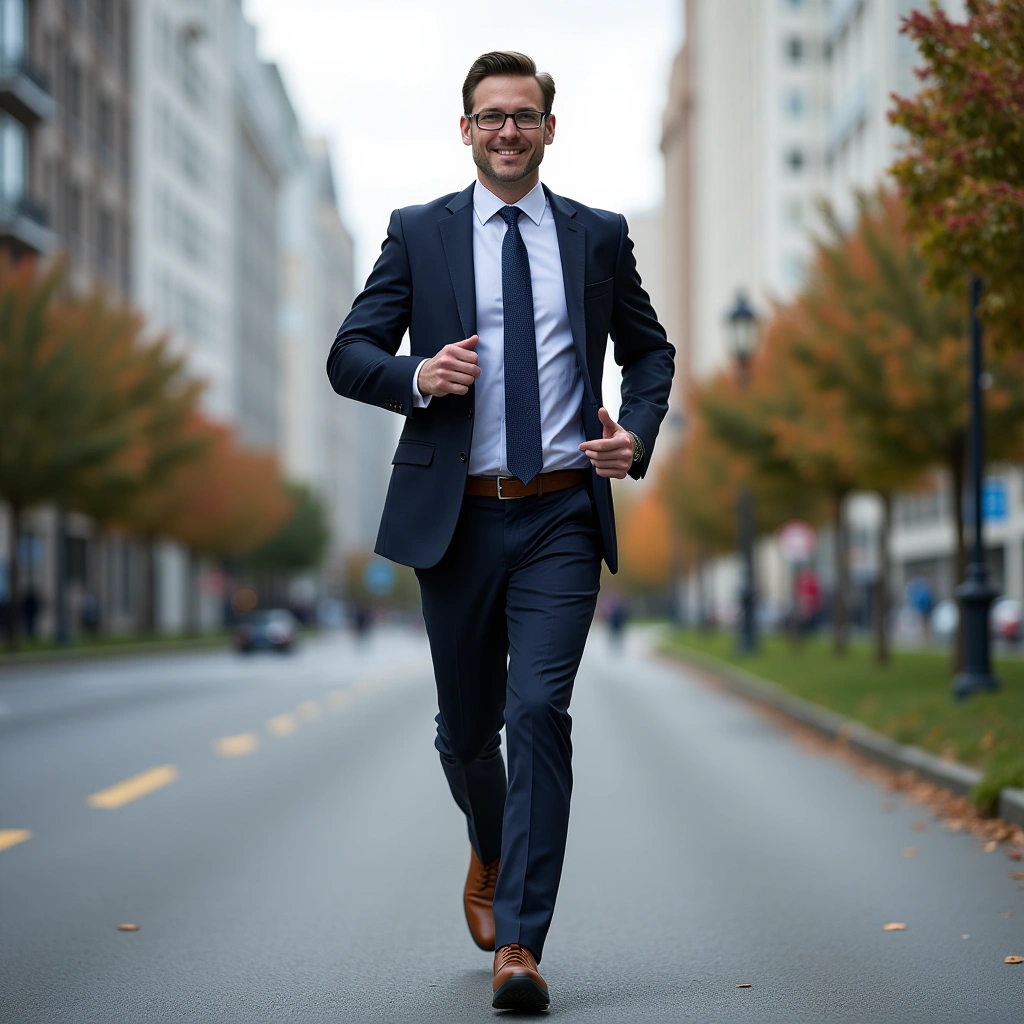 Suit Up and Run: The Hilarious Tale of a Runner Who Took Formal Wear to the Next Level