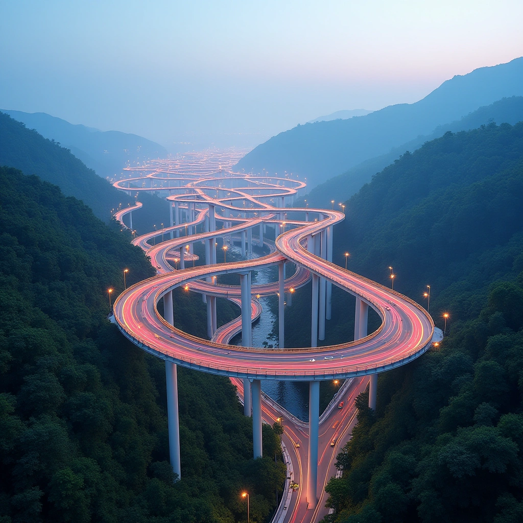 The Lingpaishi Zigzag Highway: A Wild Ride through Wuxi, Chongqing
