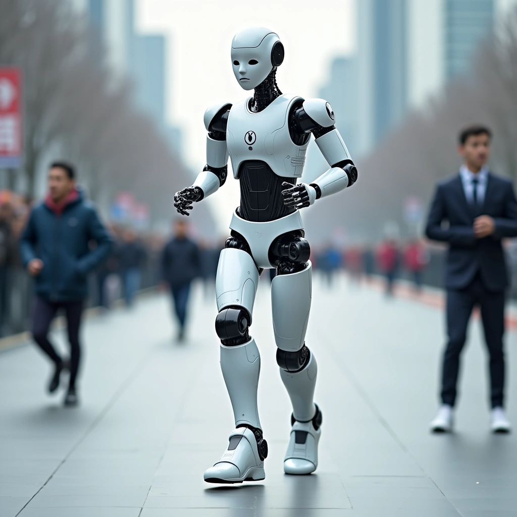 Humanoid Robot Outruns Humans in Beijing Half-Marathon: The Rise of Our Robot Overlords?