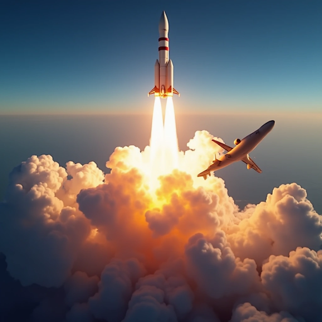 Witnessing a Rocket Launch from a Plane: A High-Flying Experience That’s Out of This World
