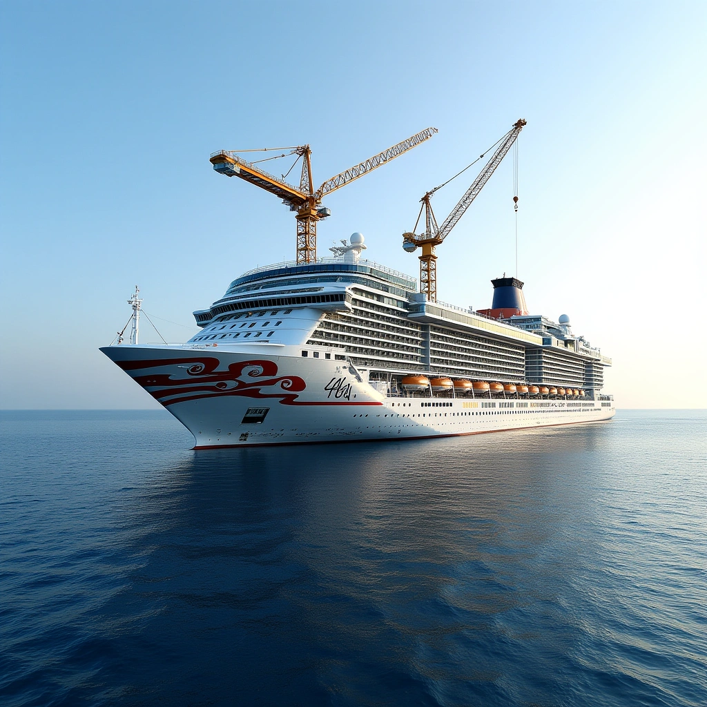 From Steel to Sea: The Fascinating Timelapse of Cruise Ship Construction