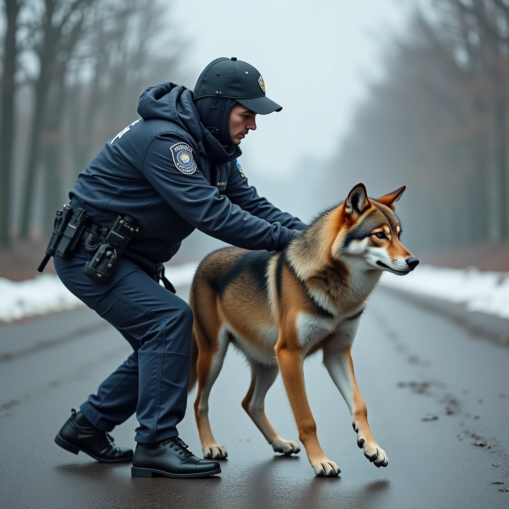The Wild Side of AI: South Korea Police Arrest Man Over Runaway Wolf Image