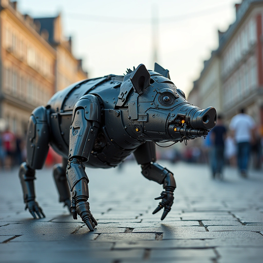 Warsaw’s Wild Boar Chase: Humanoid Robots to the Rescue!