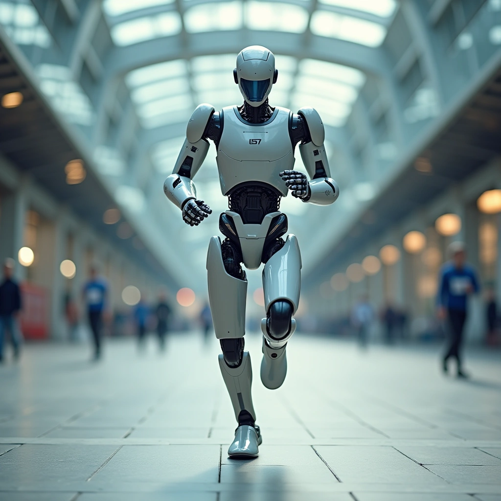 When Robots Run Faster: Humanoid Robot Crushes Half-Marathon Record