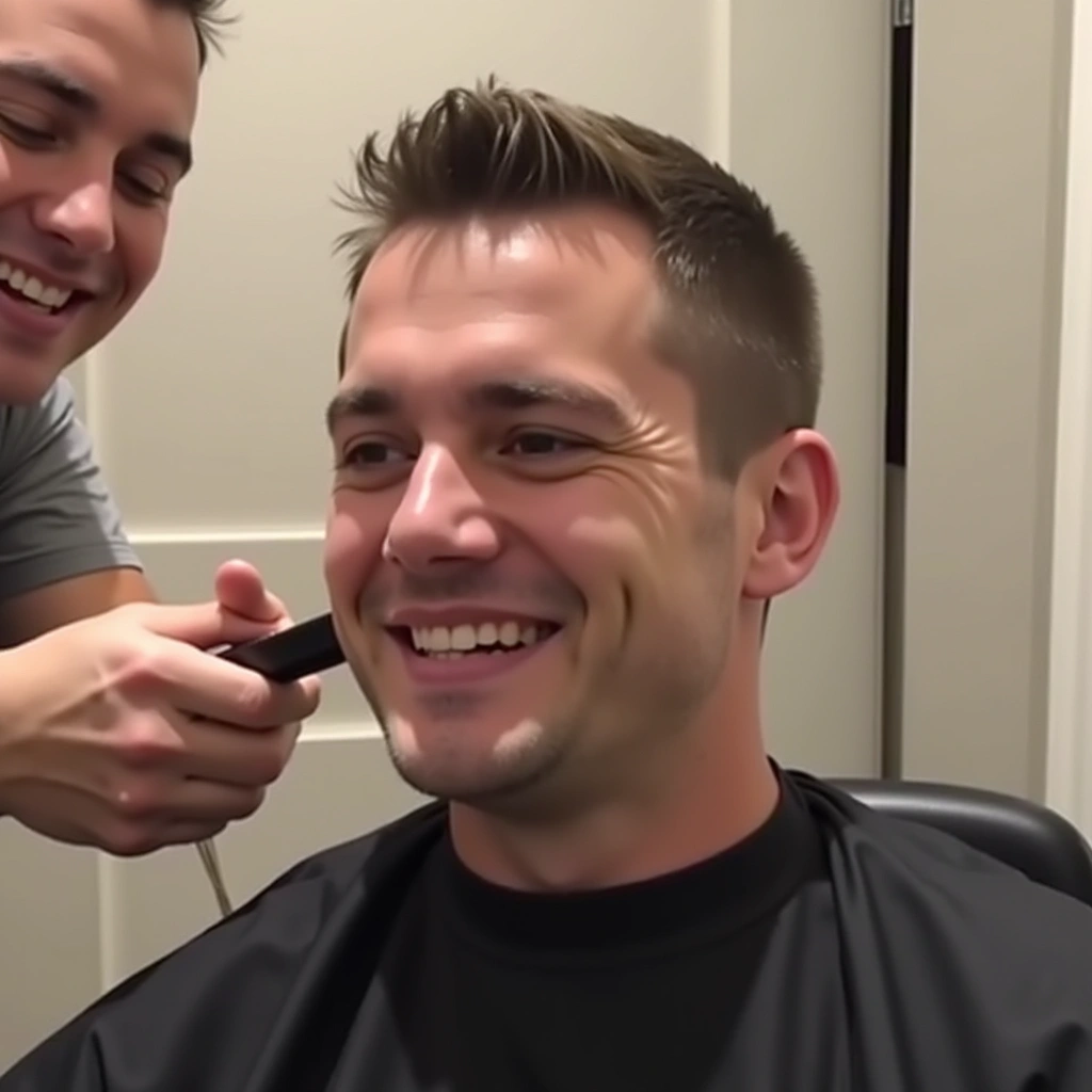 Blind Man’s 10-Second Challenge: A Hilarious Haircut Triumph