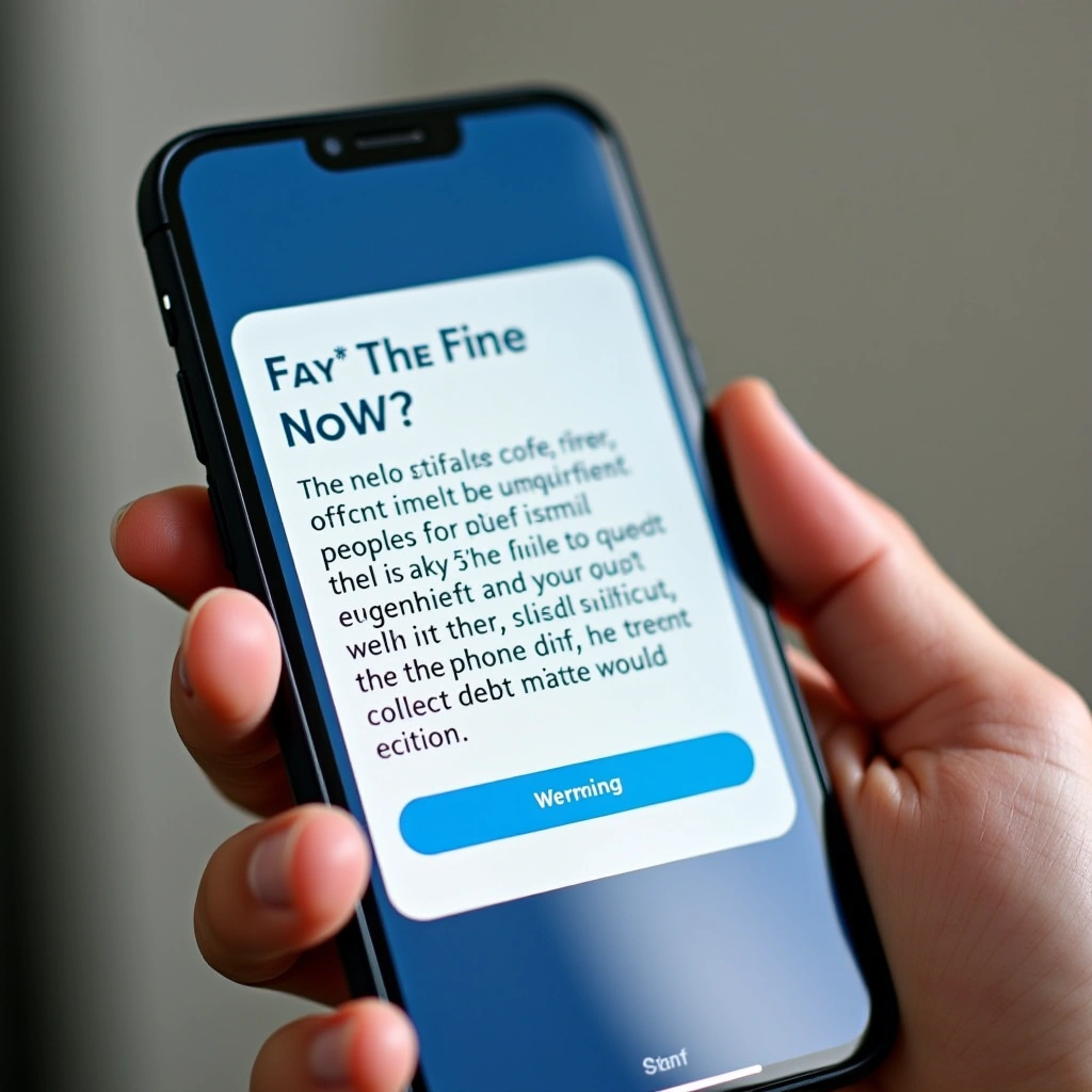 Feds Text Warning: Pay The Fine Now? Is Your Phone Trying to Collect Debt?