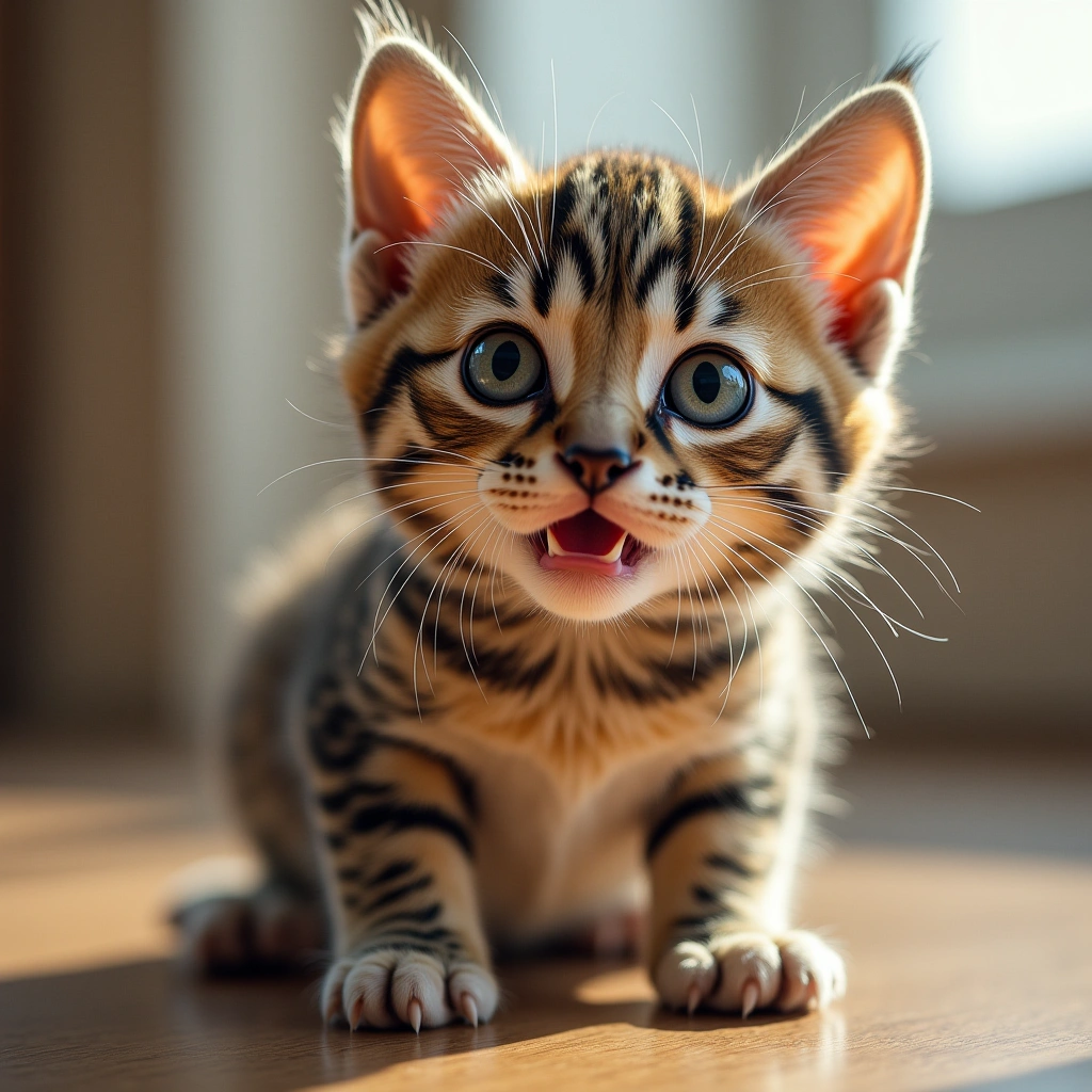 The Great Hawk Heist: A Kitten’s Close Call with Avian Aces