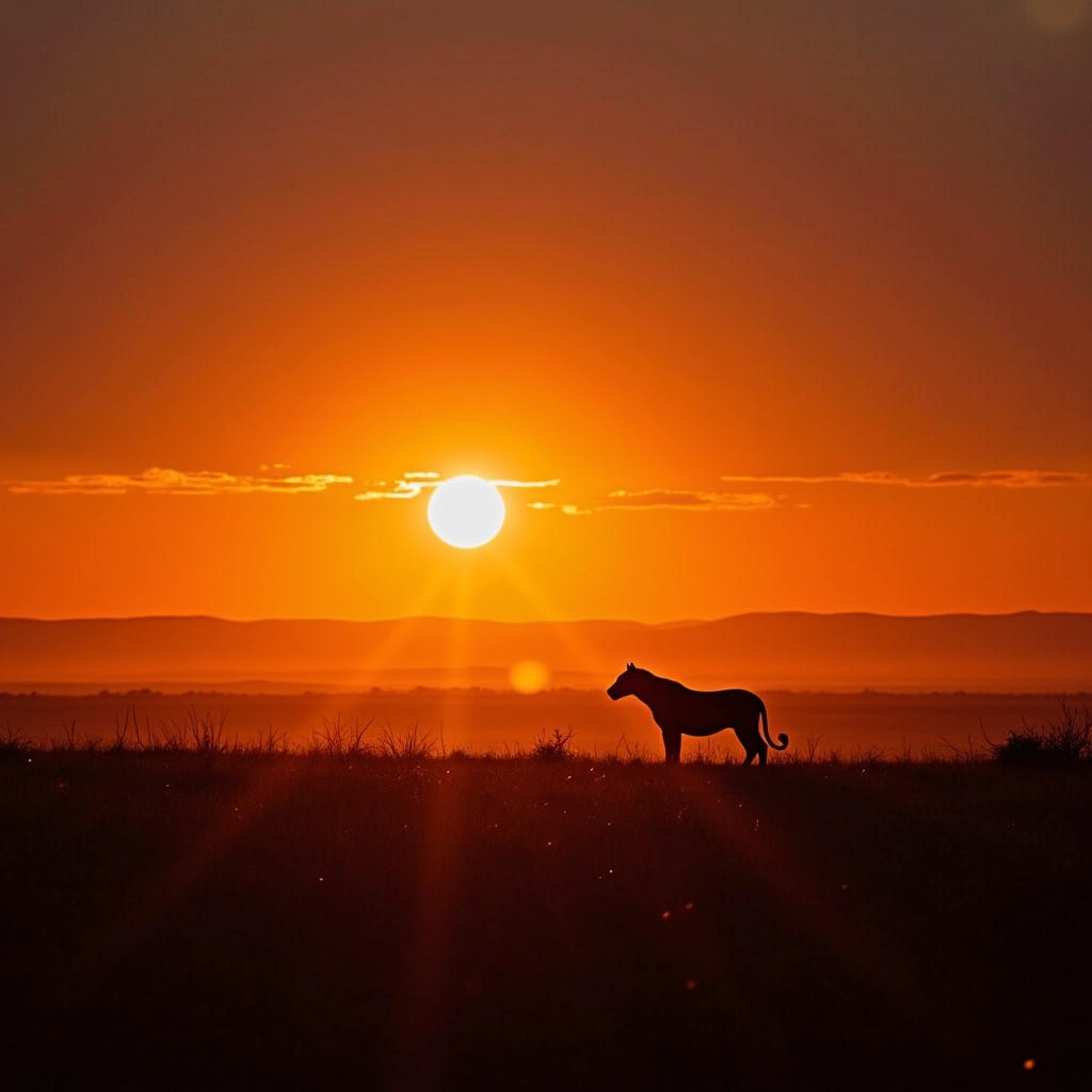 Capturing Majesty: Simon Needham’s Stunning Sunset at the GG Lion Sanctuary