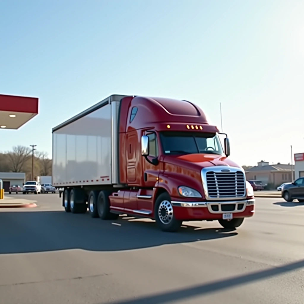 When Trucks Go Wild: The Day One Decided to Slide Into a Gas Station