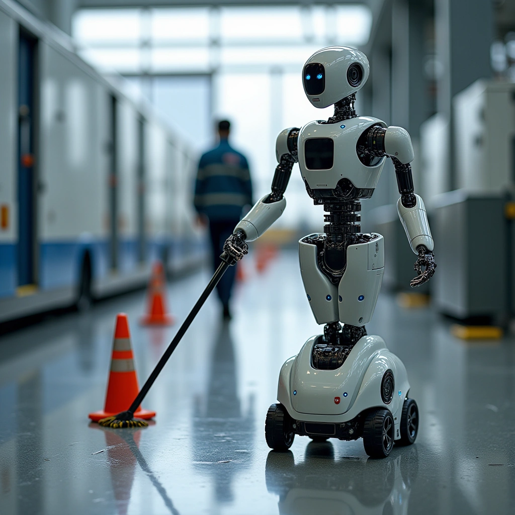 China’s Robots: The New Workforce Taking Over Cleaning and Traffic Control