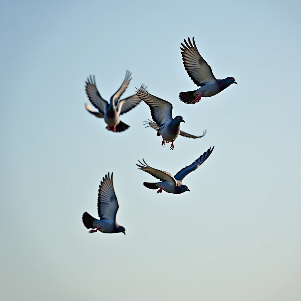 Unbelievable Aerial Acrobatics: The Marvelous World of Roller Pigeons