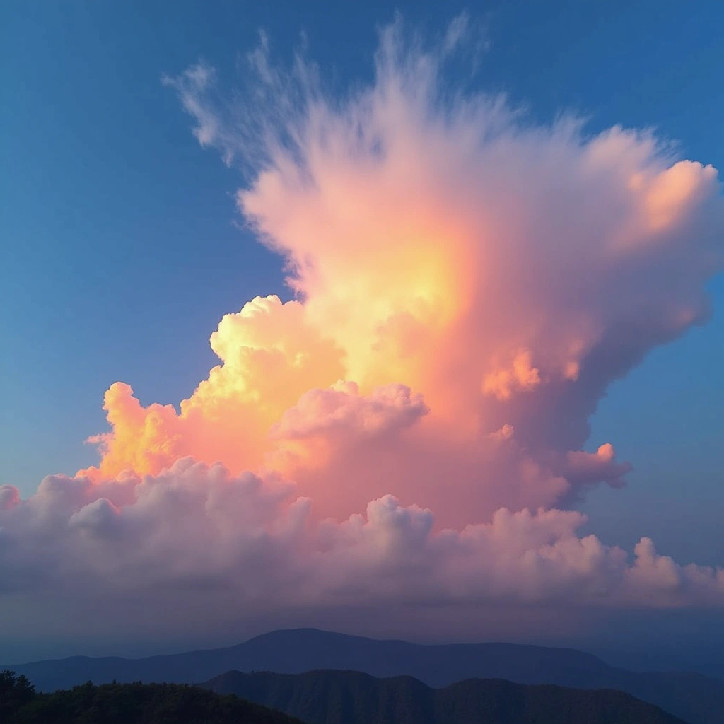 The Magical Rainbow Cloud: Indonesia’s Colorful Atmospheric Wonder