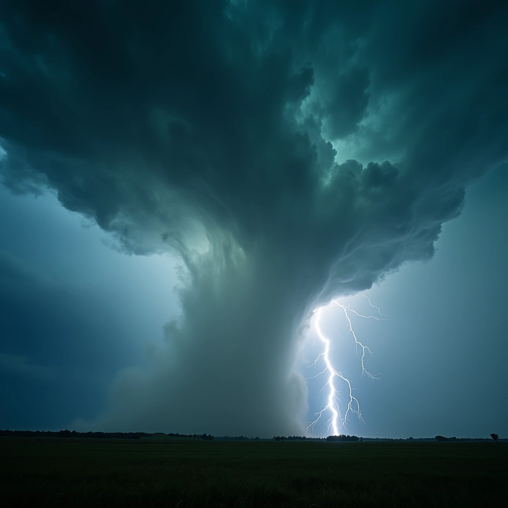The Unbelievable Beauty and Terror of an EF5 Tornado Producing Thunderstorm