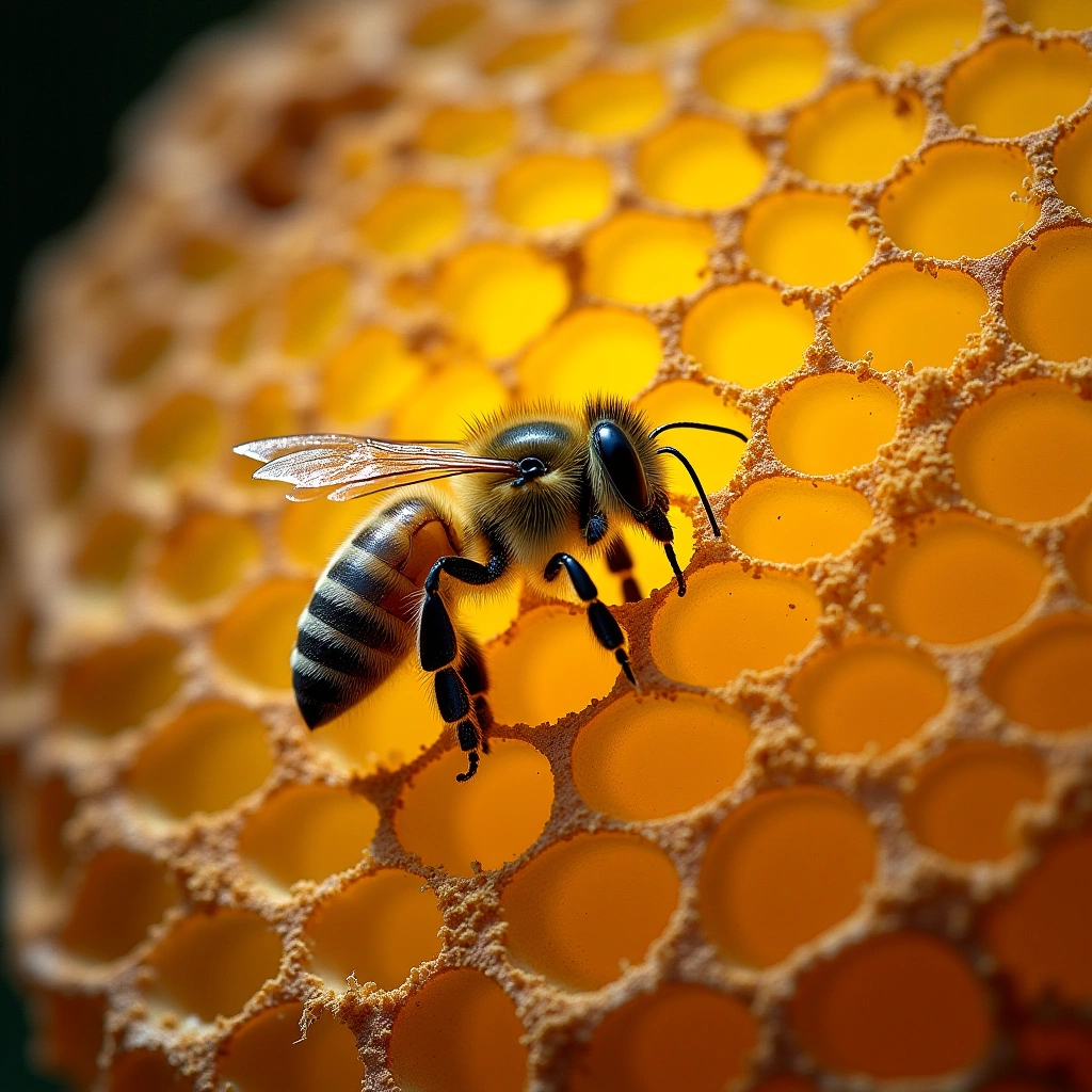 Buzzing Insights: Exploring the Cross-Section View of a Beehive