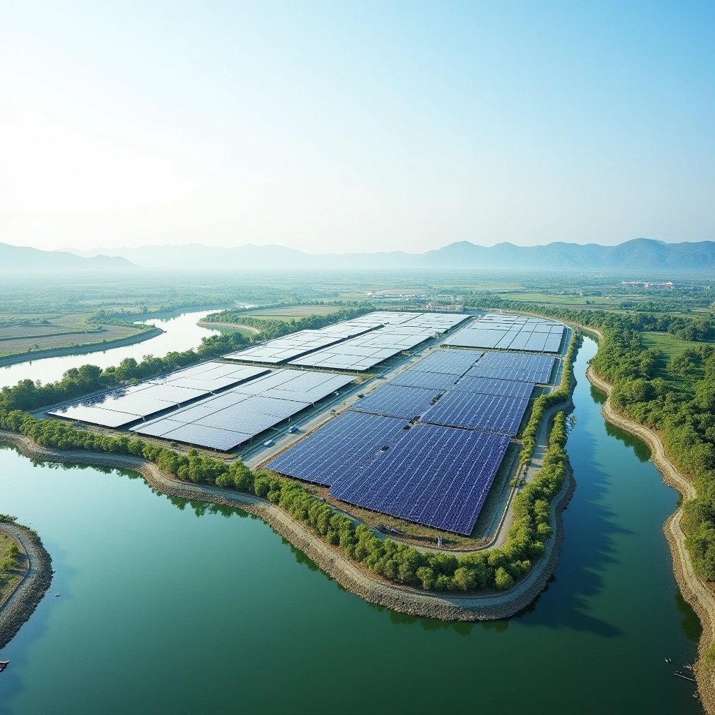 China’s Ingenious Water-Panel Strategy: Farming on Dry Land, Solar Power on Wet!
