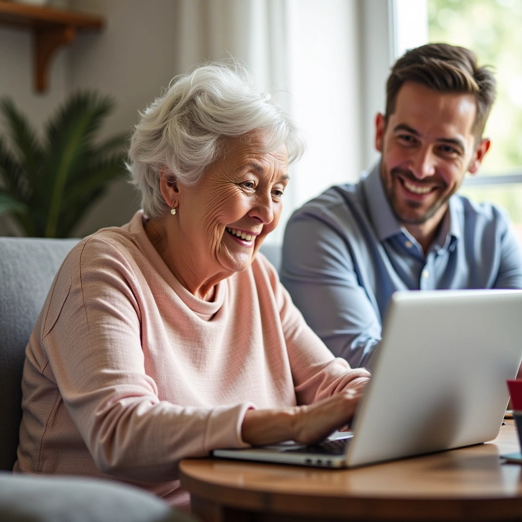 Tech-Savvy Families: How to Ease Grandma’s Caregiving Bills