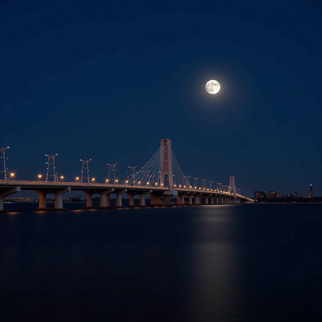 Who Turned Out the Lights? A Closer Look at the Bolte Bridge Moon Set